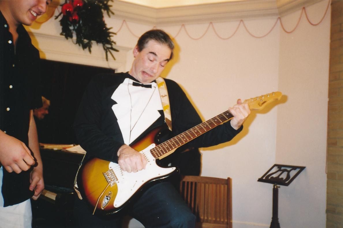 First Dad Naughty Guitar Photo